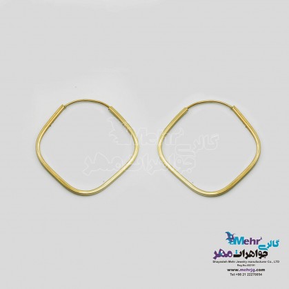 Gold Earrings - Ring Design-ME1110